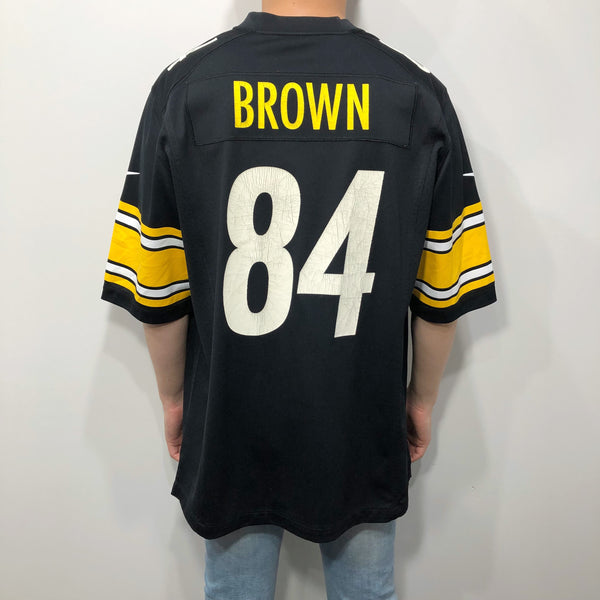 Nike NFL Jersey Pittsburgh Steelers #84 Antonio Brown (L)