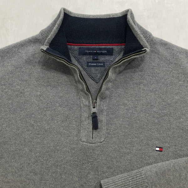 Tommy Hilfiger Knit Quarter Zip (L/SHORT)