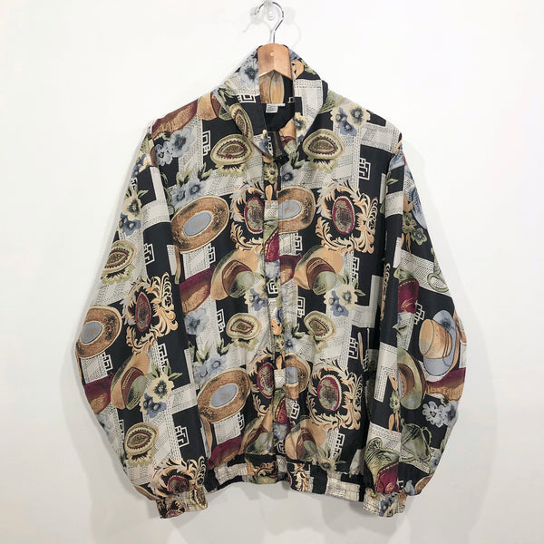 Vintage Fuda International Silk Jacket (XL)