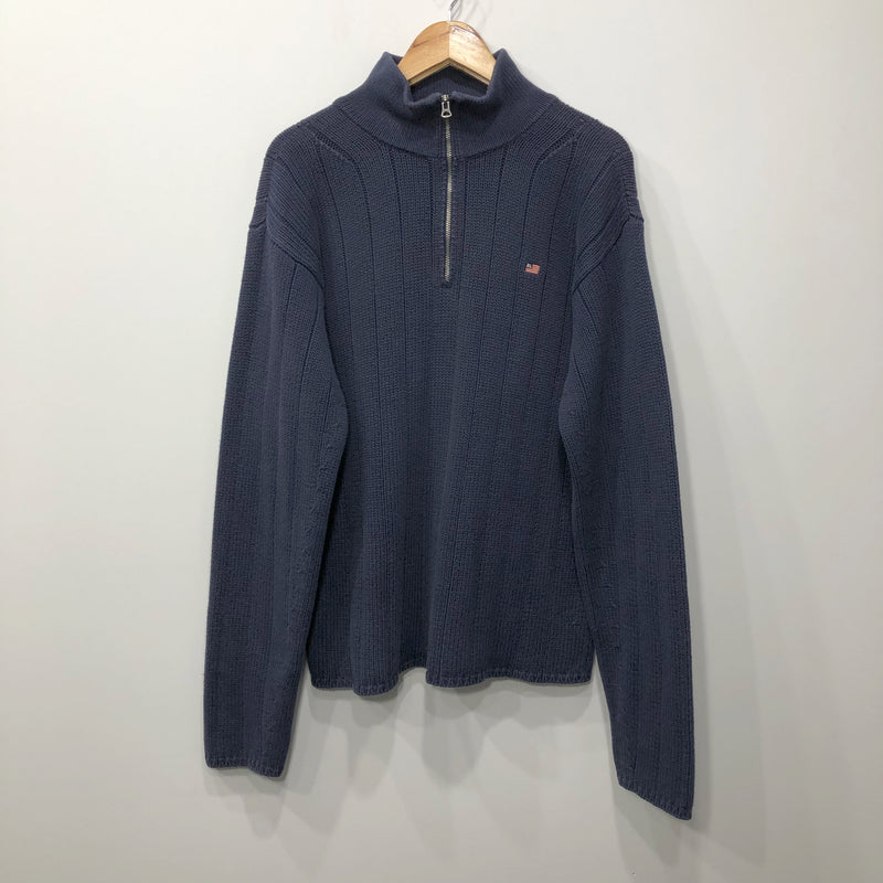 Polo Jeans Co Ralph Lauren Heavy Knit Quarter Zip (L)