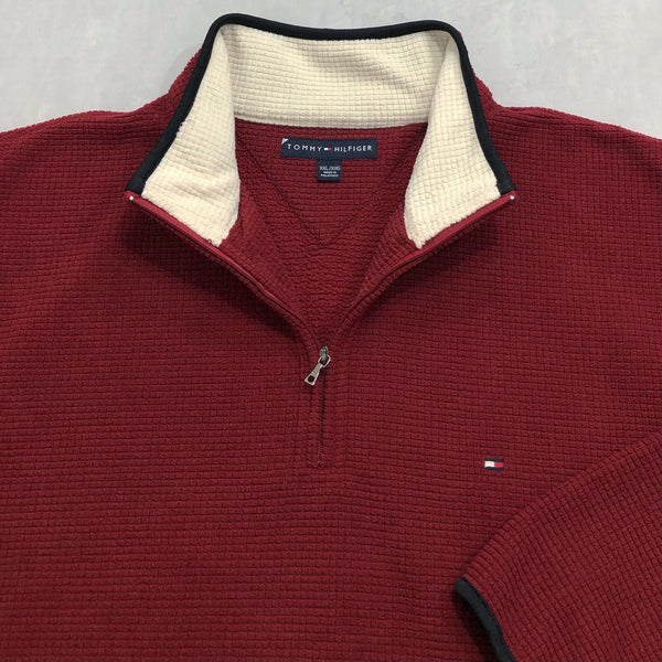 Tommy Hilfiger Fleeced Quarter Zip (2XL/BIG)