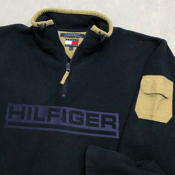 Vintage Tommy Hilfiger Fleeced Quarter Zip (L)