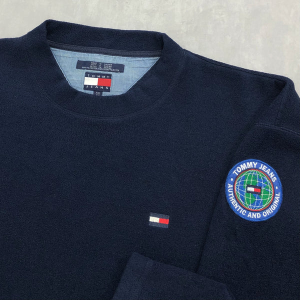 Vintag Tommy Jeans Fleeced Crewneck (XL/BIG-2XL)