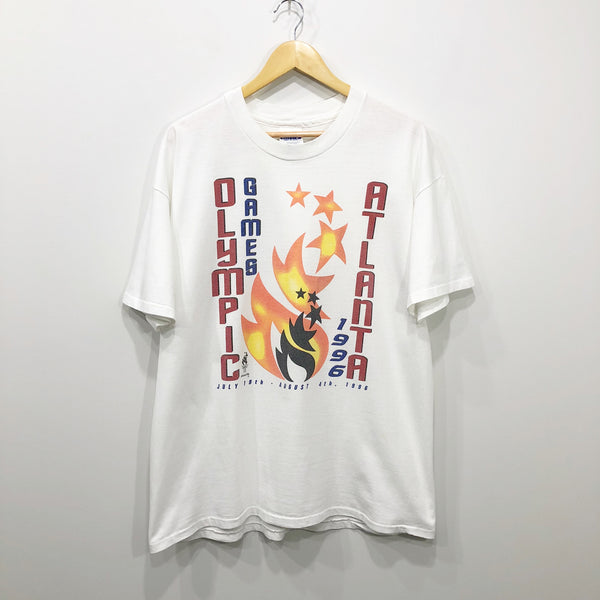 Vintage Hanes T-Shirt 1996 Atlanta Olympic Games (L/BIG-XL)