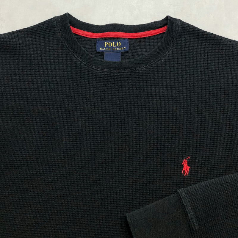 Polo Ralph Lauren Mini Waffle T-Shirt Long Sleeved (M)