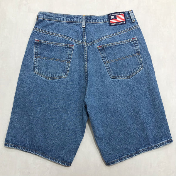 Vintage Polo Jeans Co Ralph Lauren Denim Shorts (34)