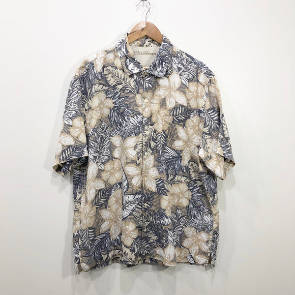 Caribbean Hawaiian Linen Shirt (XL/BIG-2XL)