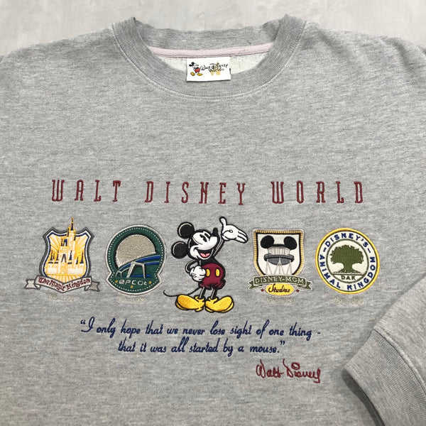 Vintage Disney Sweatshirt Walt Disney World (M/SHORT)