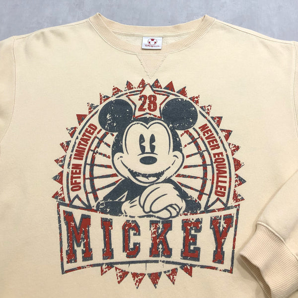 Disney Fleeced Sweatshirt Mickey (L/SHORT)