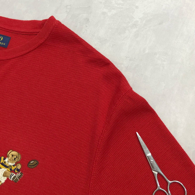 Polo Ralph Lauren Mini Waffle T-Shirt Long Sleeved (XL)