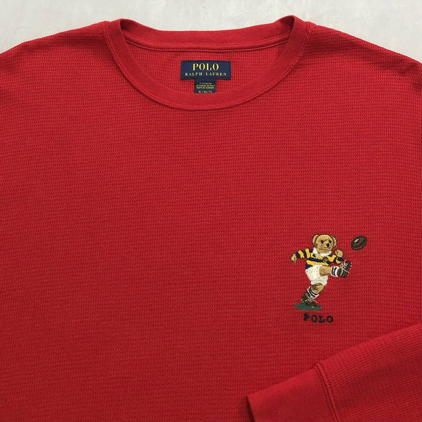 Polo Ralph Lauren Mini Waffle T-Shirt Long Sleeved (XL)