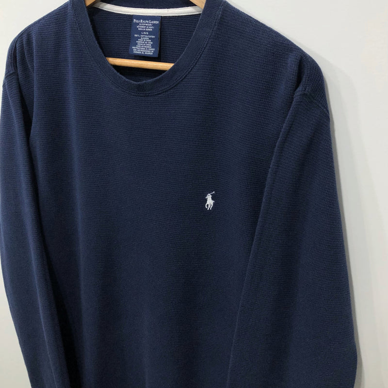 Polo Ralph Lauren Mini Waffle T-Shirt Long Sleeved (L)