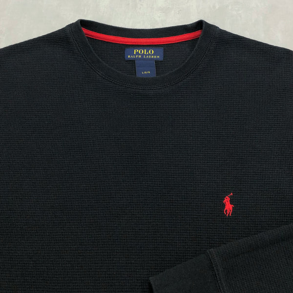 Polo Ralph Lauren Mini Waffle T-Shirt Long Sleeved (L)