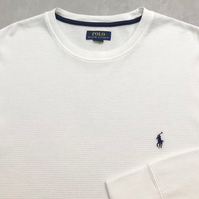 Polo Ralph Lauren Mini Waffle T-Shirt Long Sleeved (XL)