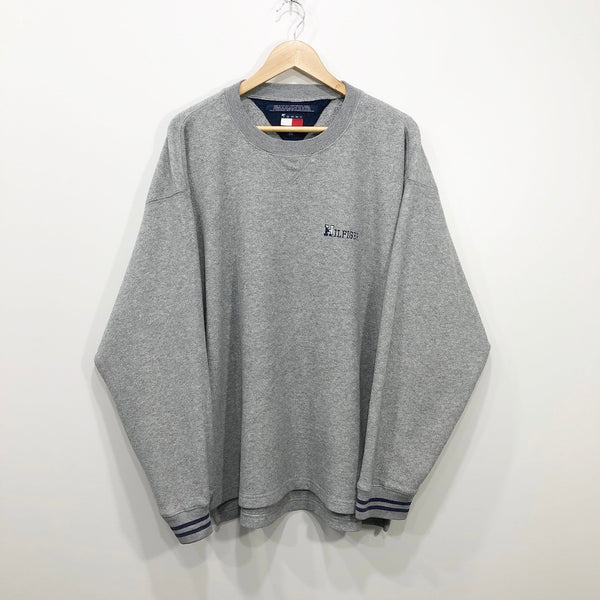 Vintage Tommy Hilfiger Fleeced Crewneck (XL)