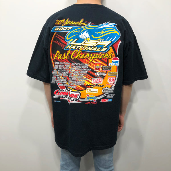 Gildan T-Shirt Cedar USA Nationals Lake Speedway (XL)