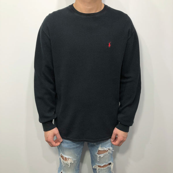 Polo Ralph Lauren Mini Waffle T-Shirt Long Sleeved (M)