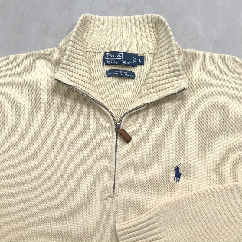 Polo Ralph Lauren Knit Quarter Zip (L)