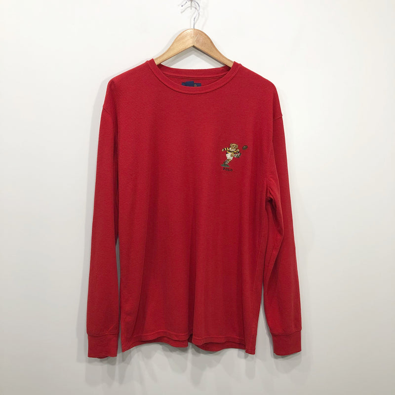 Polo Ralph Lauren Mini Waffle T-Shirt Long Sleeved (XL)