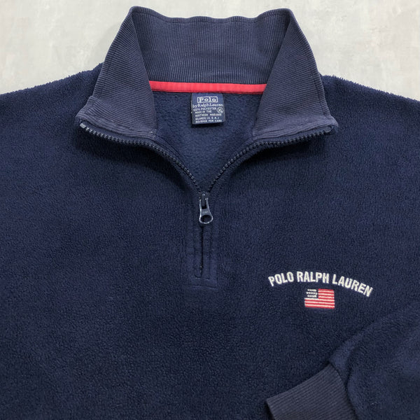 Vintage Polo Ralph Lauren Fleeced Zip (L/BIG)
