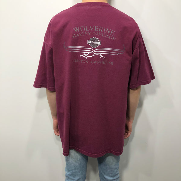 Harley Davidson T-Shirt Clinton Township Michigan USA (XL)