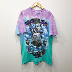 [NEW] Grateful Dead Tie-Dye T-Shirt Ship of Fools (XL, 3XL, 4XL, 5XL)