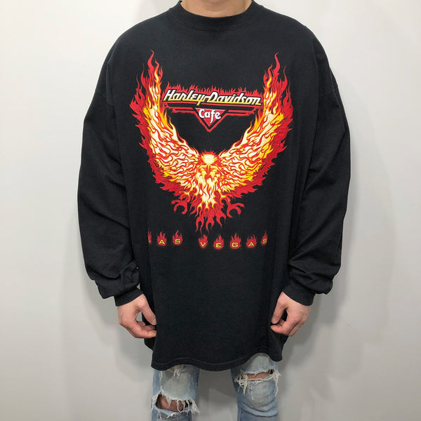 Harley Davidson Cafe T-Shirt Las Vegas (2XL/TALL)