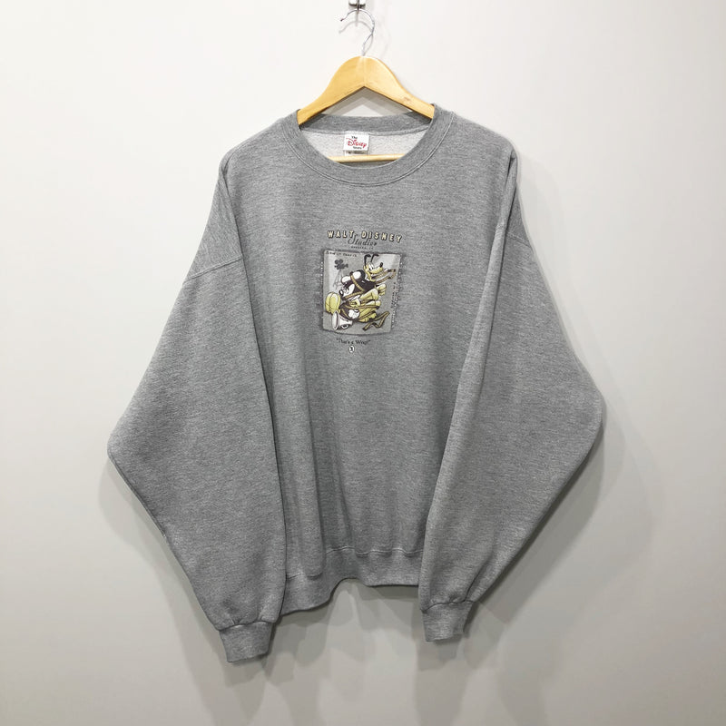 Disney Sweatshirt Mickey & Pluto (XL/SHORT)