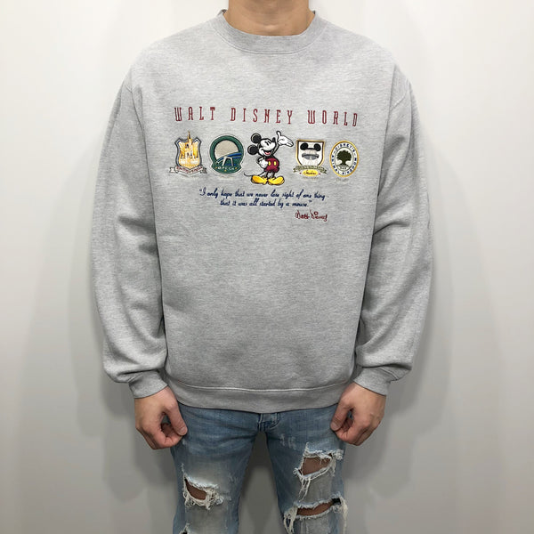 Vintage Disney Sweatshirt Walt Disney World (M/SHORT)