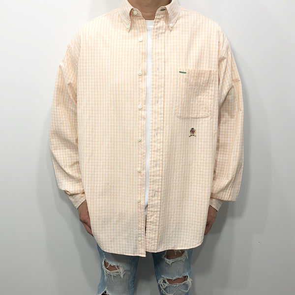 Vintage Tommy Hilfiger Shirt Lion Crest Logo (L)