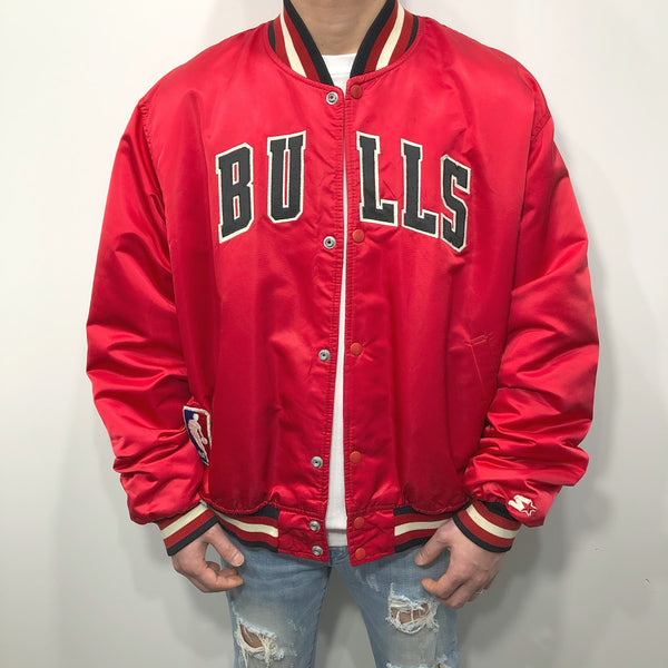 Vintage 90's Stater Jacket NBA Chicago Bulls (L/SHORT)