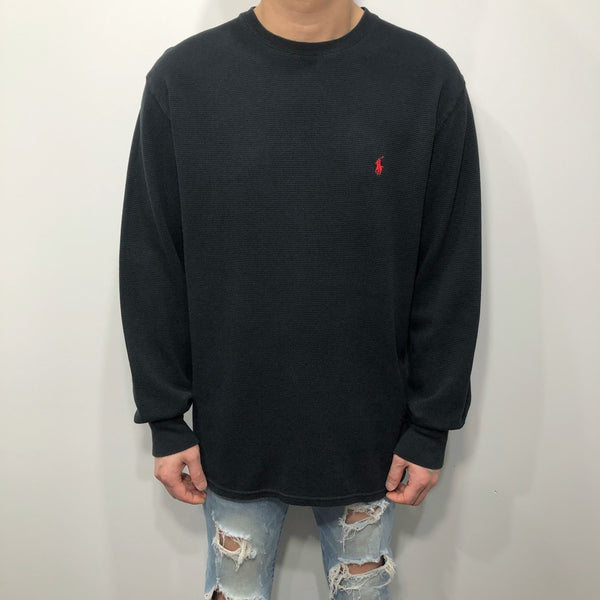 Polo Ralph Lauren Mini Waffle T-Shirt Long Sleeved (L)